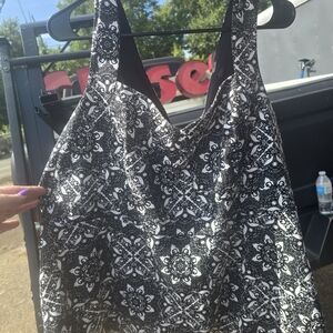 Torrid Black and White Patterned Women's Tote